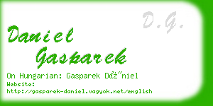 daniel gasparek business card